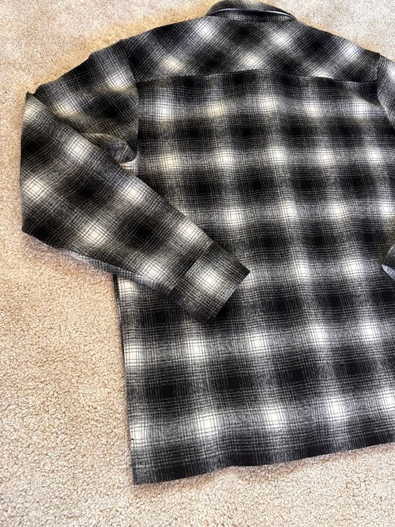 美品 カーハート carhartt ブラック チェック シャツ