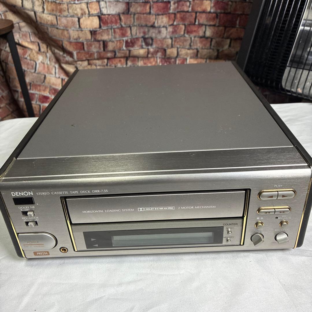 動作品！美品！DENON カセットデッキ DRR-7.5S