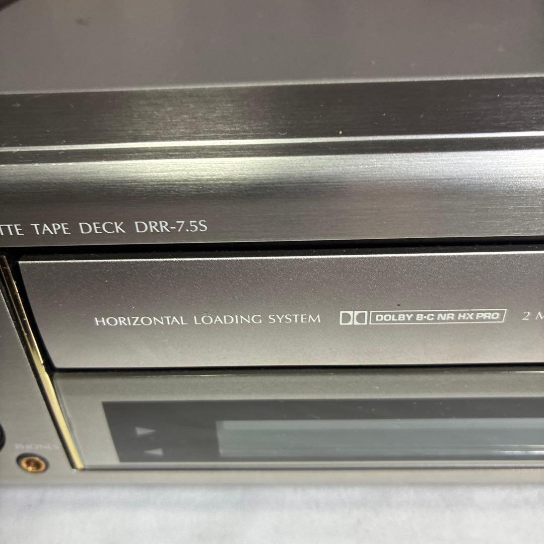 動作品！美品！DENON カセットデッキ DRR-7.5S