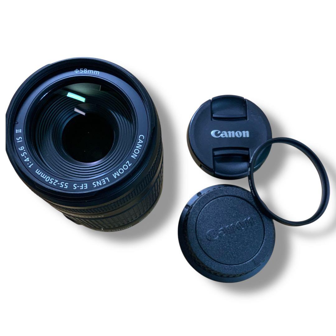 【美品】キャノン Canon EF-S 55-250mm ズームレンズ