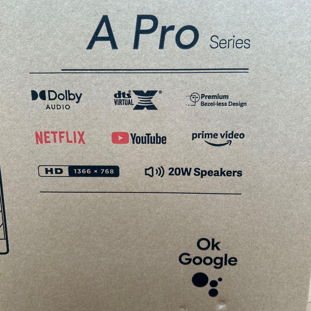 Xiaomi チューナーレスTV 32インチ[新品・未使用]