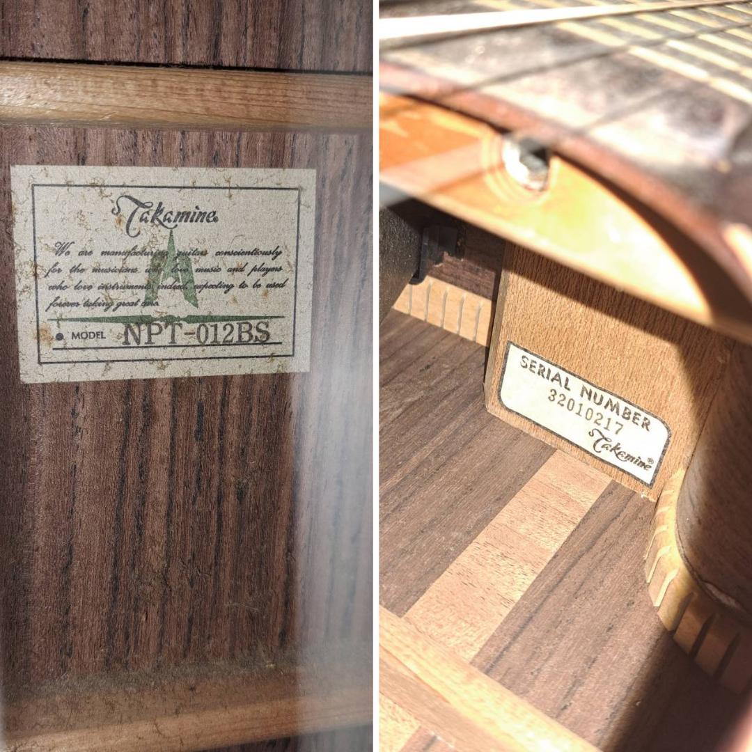 Takamine　NPT-012 BS　エレキアコースティックギター　タカミネ