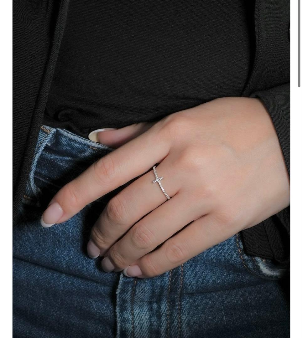 BANYAN クロスリング 13号 シルバー