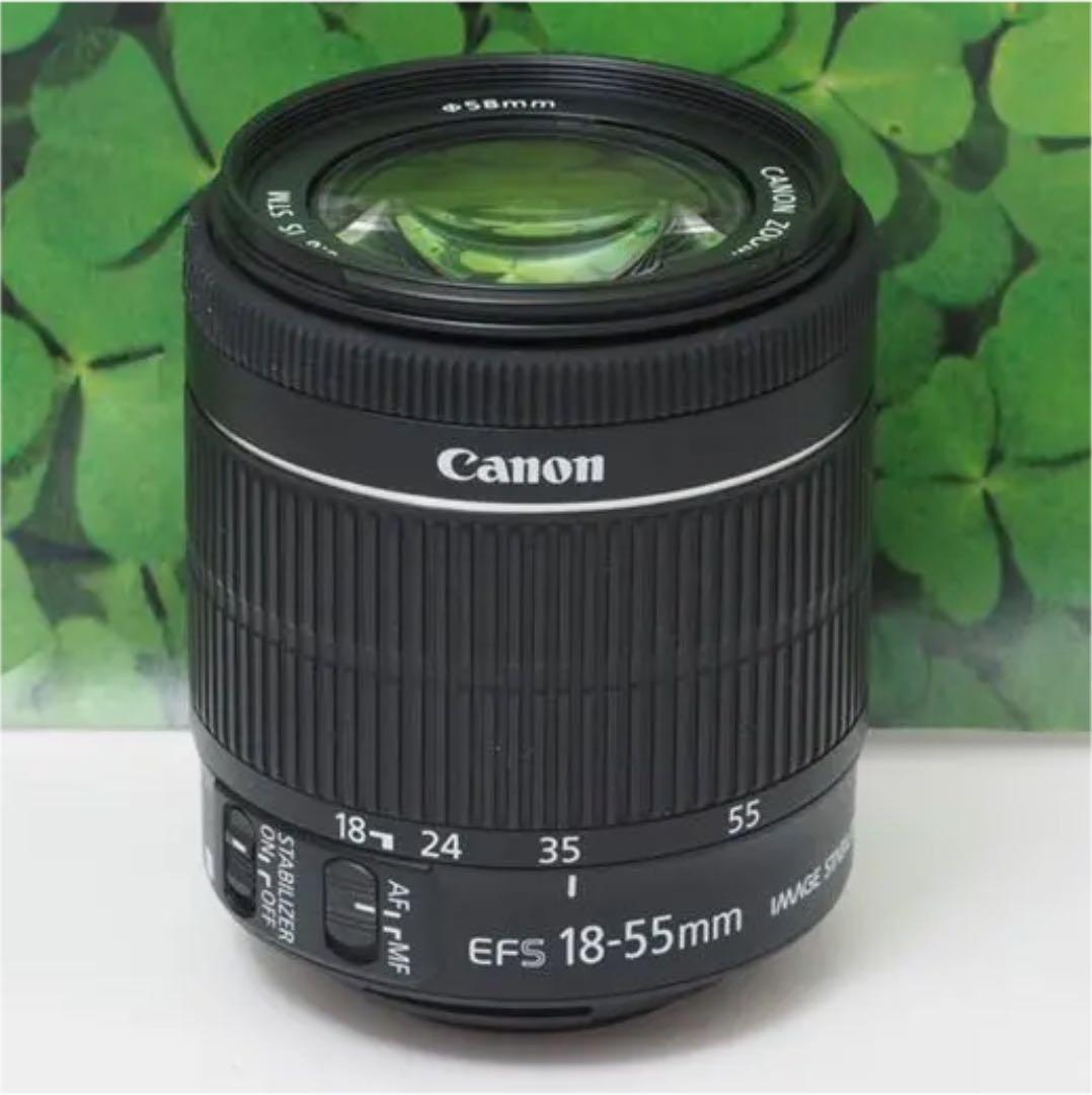 【美品】キヤノンEF-S18-55mm STM標準ズーム❤️音が静かで動画で活躍