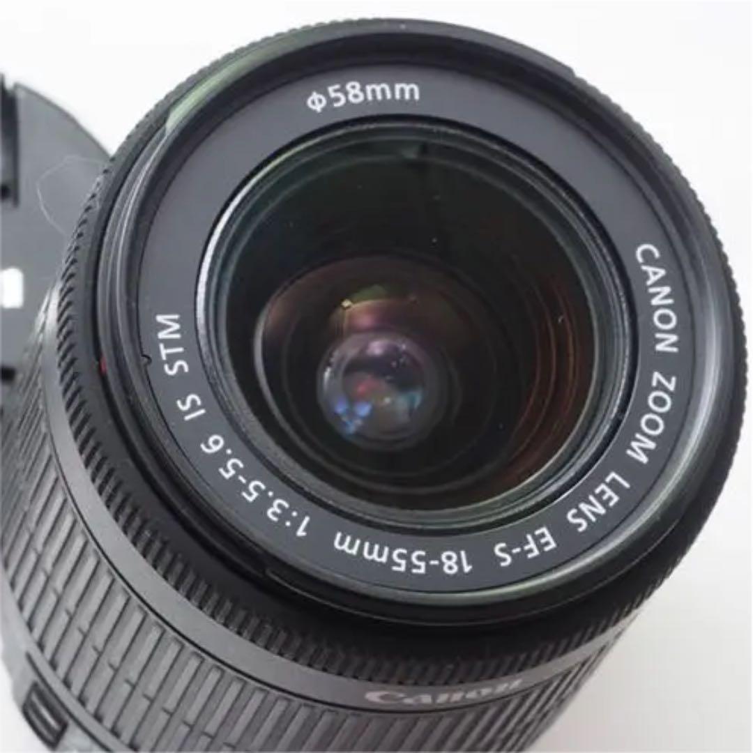 【美品】キヤノンEF-S18-55mm STM標準ズーム❤️音が静かで動画で活躍