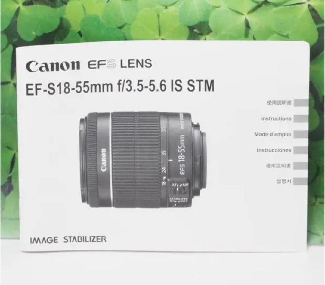 【美品】キヤノンEF-S18-55mm STM標準ズーム❤️音が静かで動画で活躍