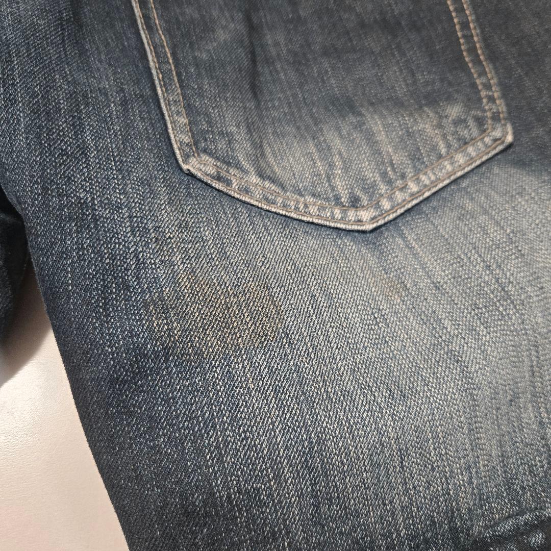 PPFM ダブルウエスト　デニム　ジーンズ　y2k archive レザー