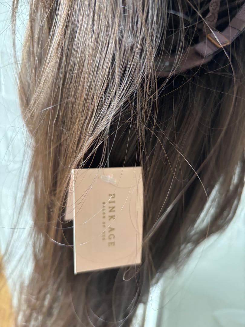 【さくらさん専用】ピンクエイジ　セミ手植えフルウィッグ　レイヤードCカールパーマ