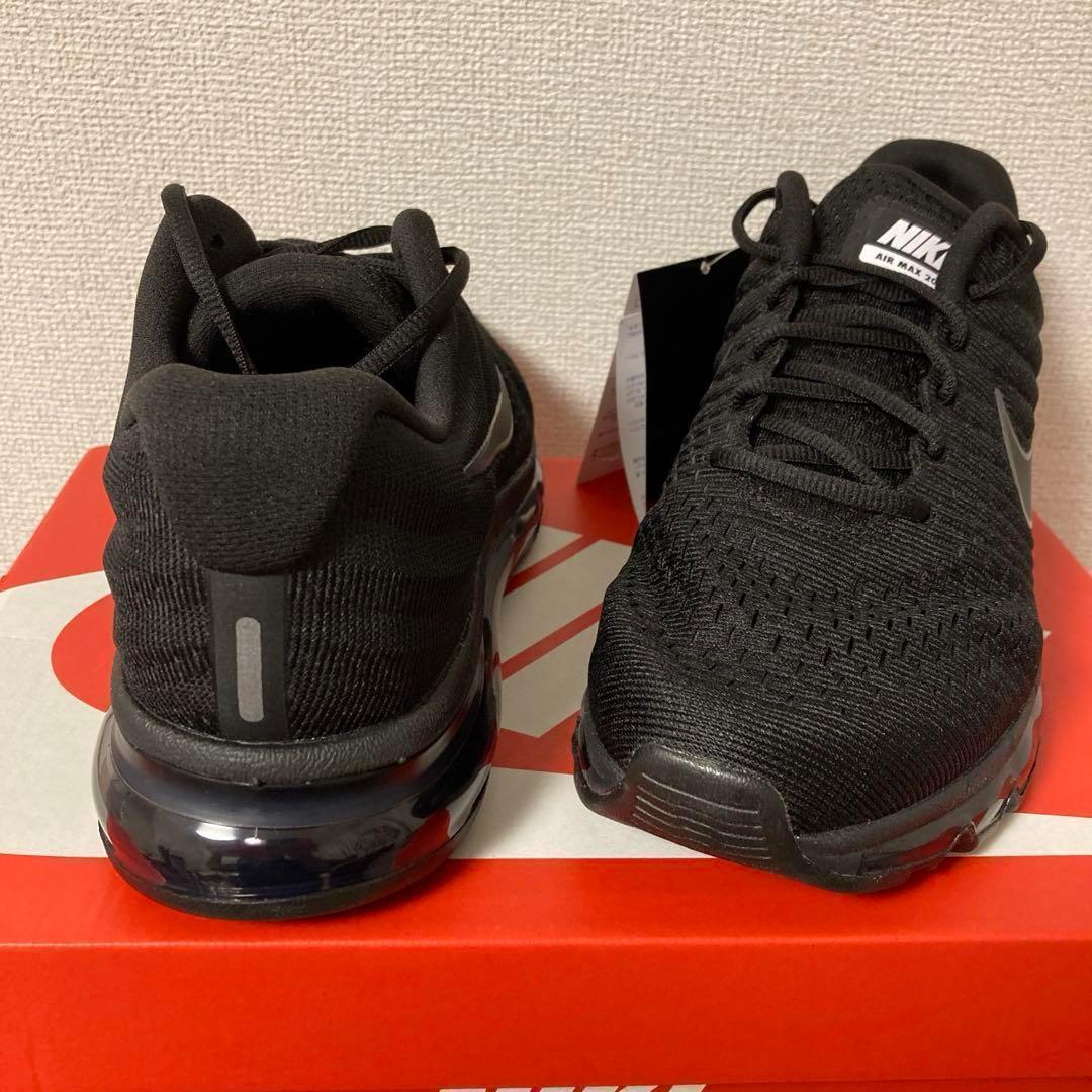 【新品未使用】NIKE AIR MAX 2017 トリプルブラック 25.5cm