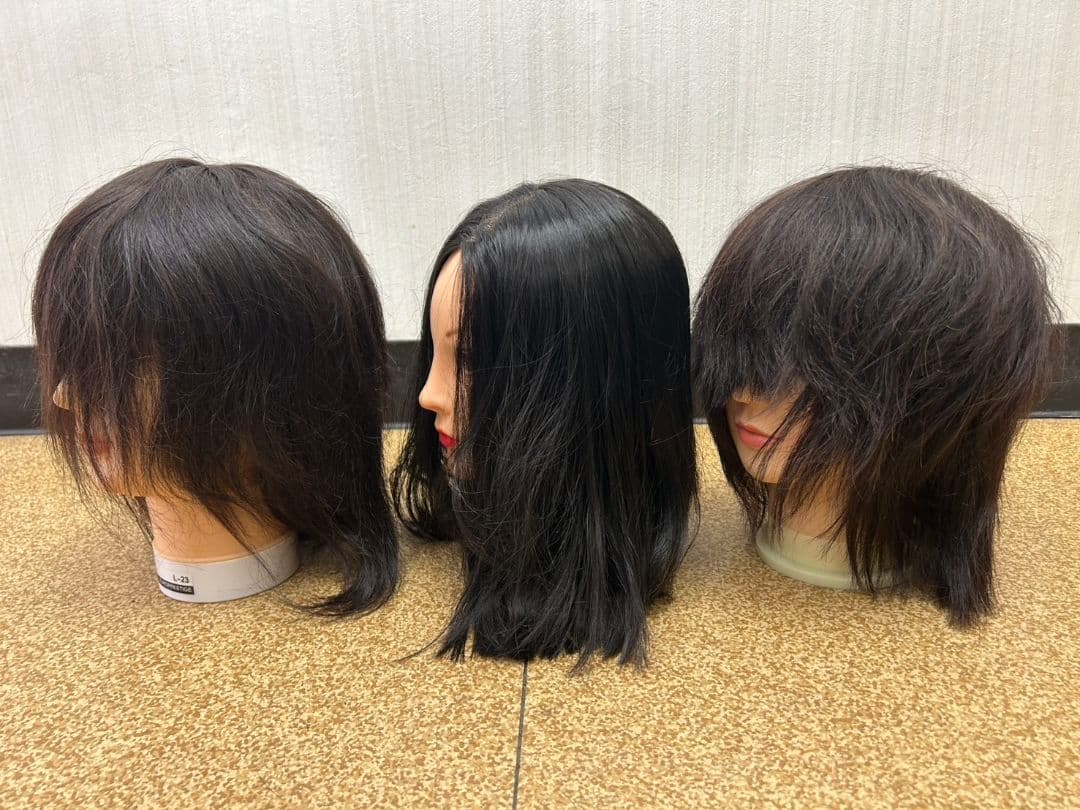 ウィッグ 6個セット ショートボブ ブラック