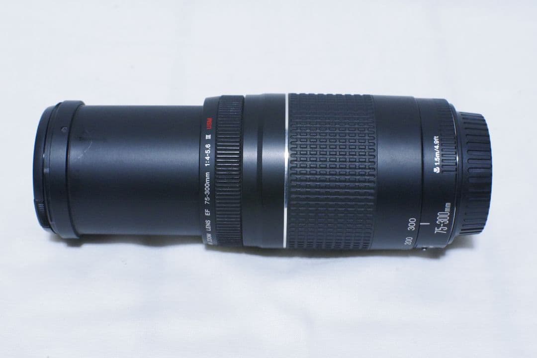美品！ Canon EF 75-300mm f/4-5.6 III ズームレンズ