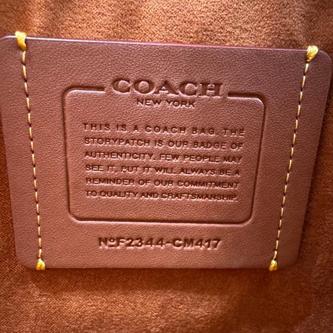 現行/未使用級✨ コーチ ゴッサム ポートフォリオ ビジネス A4 レザー 緑