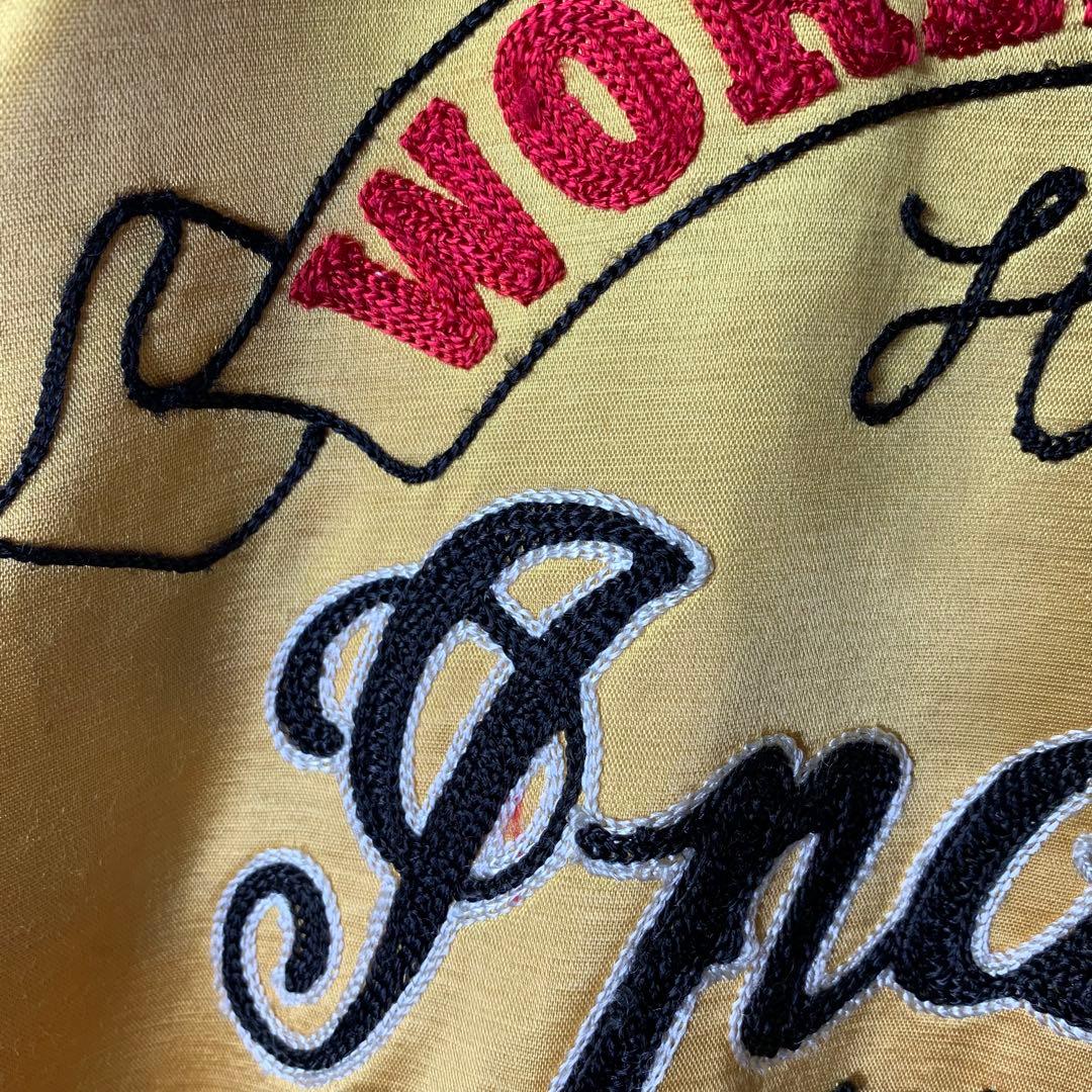 M品番 東洋エンタープライズ スポーツジャケット スカジャン インディアン刺繍