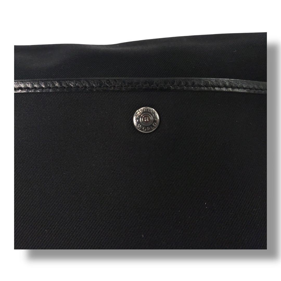 【定番】HUNTING WORLD　ハンティングワールド　ショルダー　ロゴ　黒