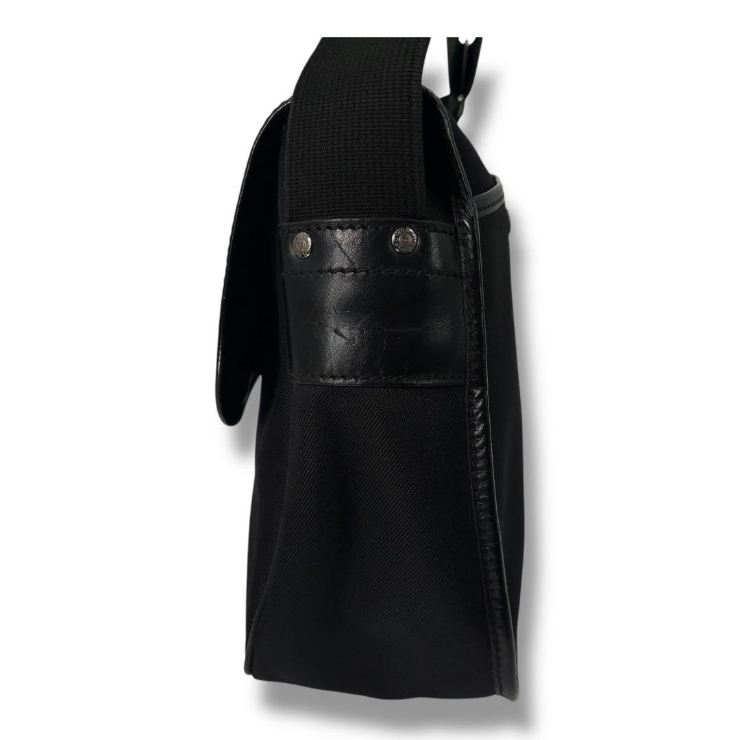 【定番】HUNTING WORLD　ハンティングワールド　ショルダー　ロゴ　黒