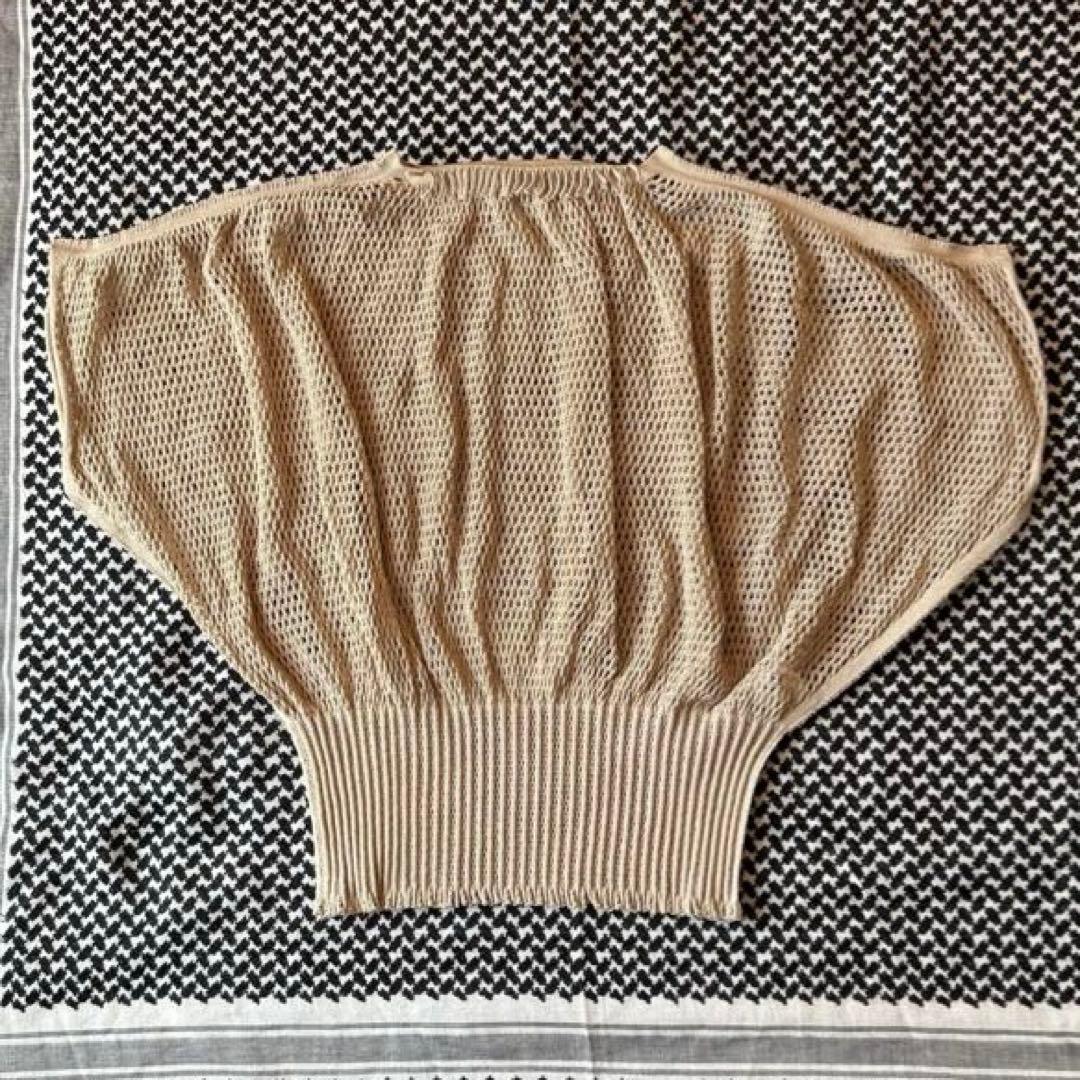 ISSEY MIYAKE 2025SS WASHI AP ベージュ 半袖ニット