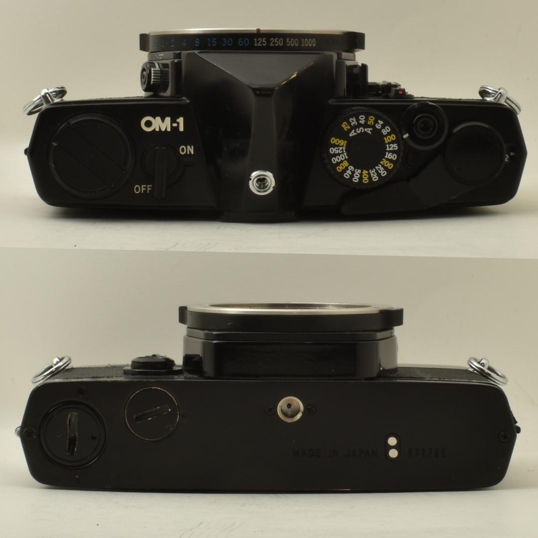 整備済 完動 Olympus OM-1 MD 黒 50mm F1.8 レンズ2本