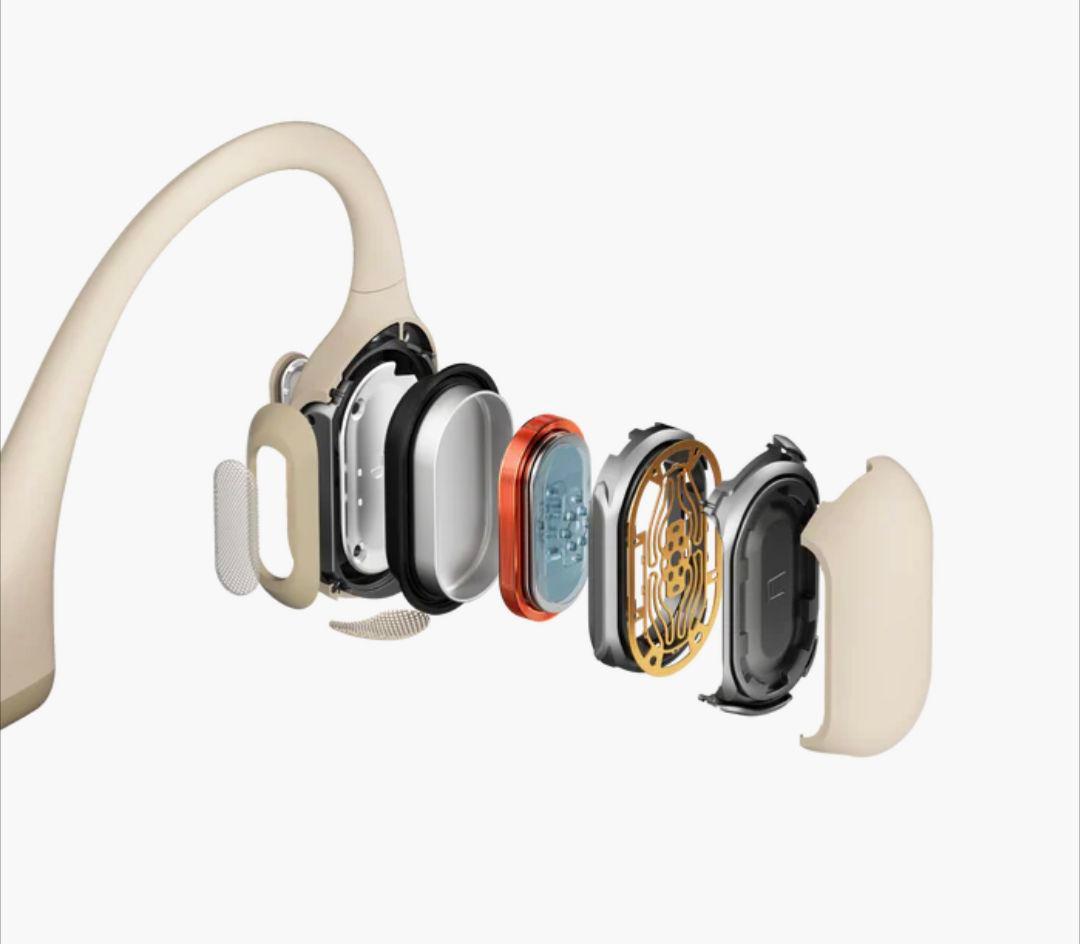 【超美品】SHOKZ OPENRUN PRO 骨伝導イヤホン ベージュ