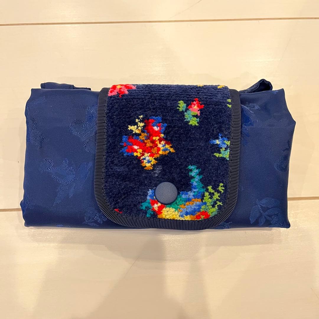 FEILER ハイジ　ジャガード織り携帯バッグ ネイビー　タグ付き