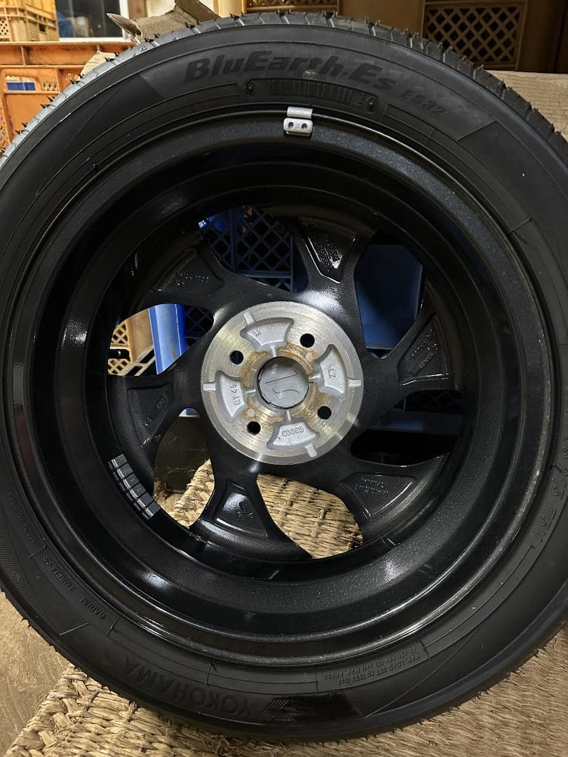 新車外し　SUZUKI スペーシアカスタム　純正タイヤホイールセット2本