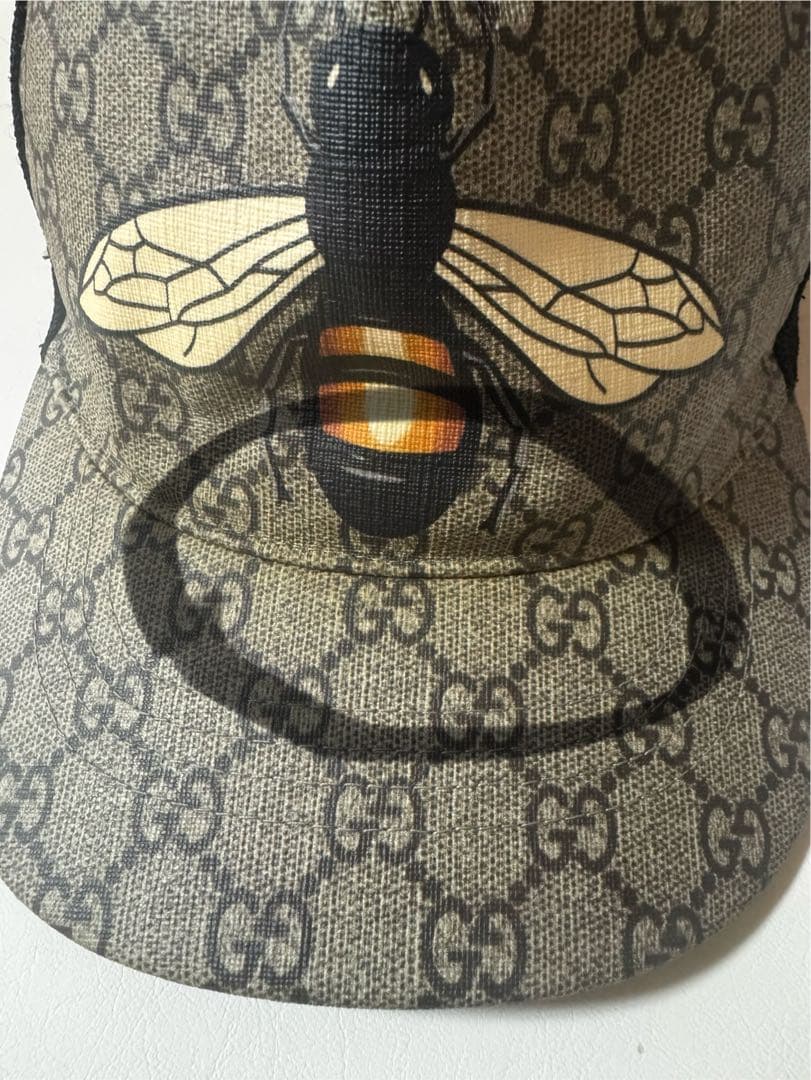 GUCCI キャップ　ビー　ハチ　帽子　GGスプリーム　ベースボールキャップ