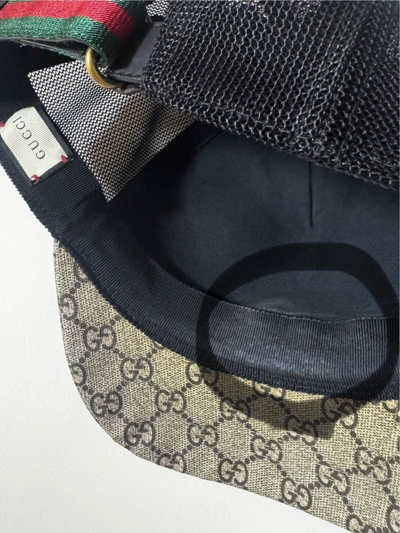 GUCCI キャップ　ビー　ハチ　帽子　GGスプリーム　ベースボールキャップ