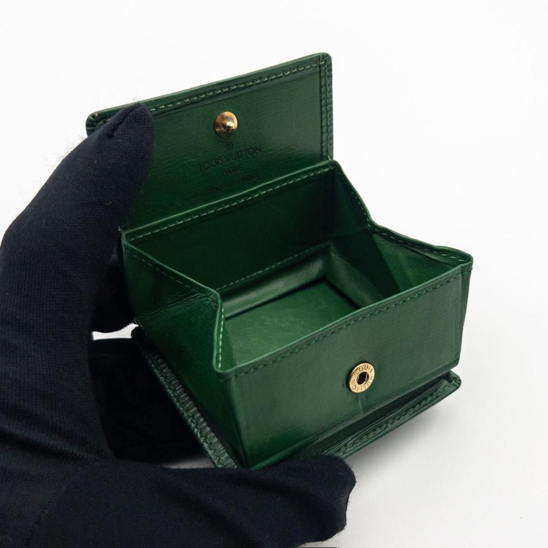 【美品】ルイヴィトン　ポルトモネボワット　エピ　ケース　小銭入れ　緑