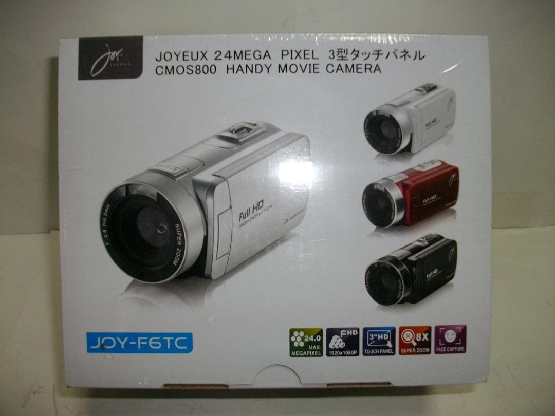 5個1SET ジュワイユ 24MEGA 3型 800万画素 赤 JOY-F6TC