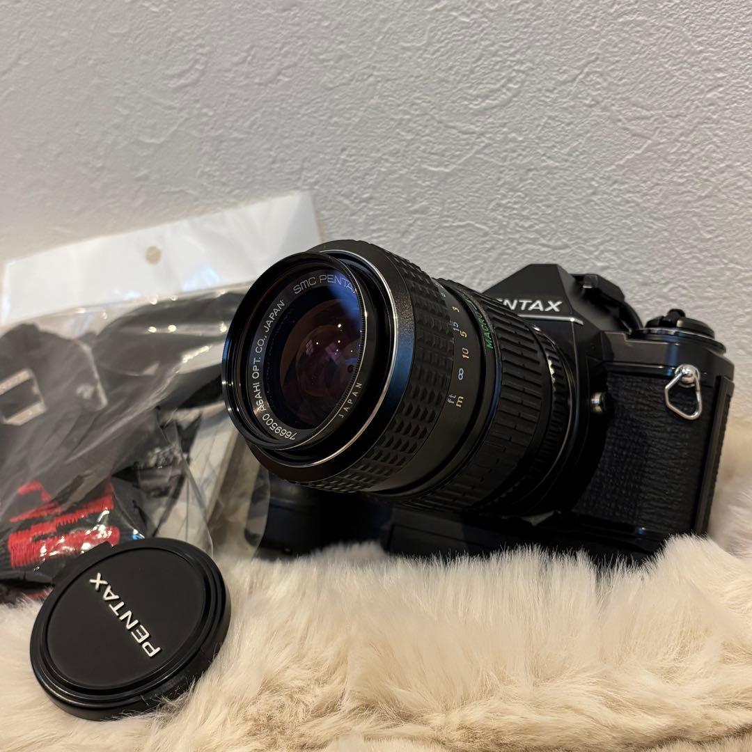 PENTAXpentaxmesuperブラック一眼レフフィルムカメラワインダー付