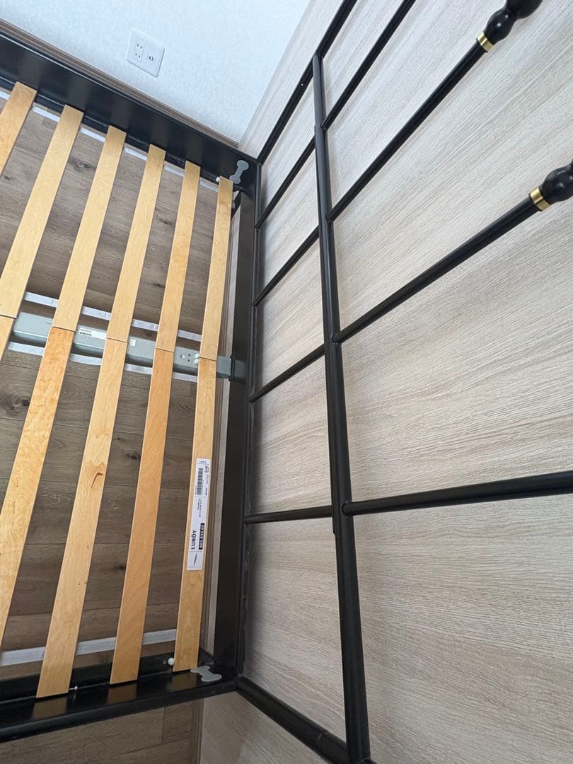 IKEA SAGSTUA サグストゥーア ベッドフレーム 専用すのこ　ダブル