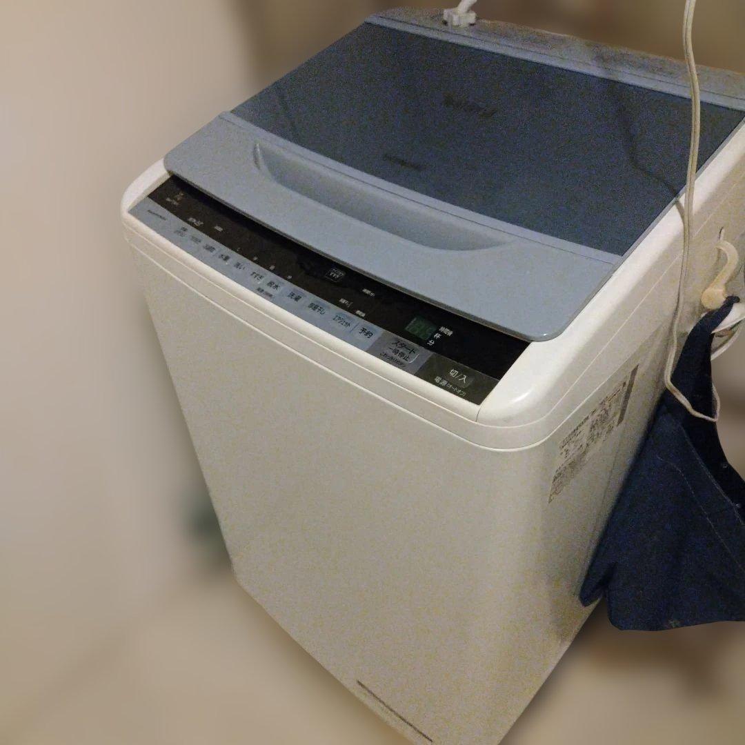 HITACHI 縦型洗濯機 ビートウォッシュ7kg BW-7WW 発送3/28-