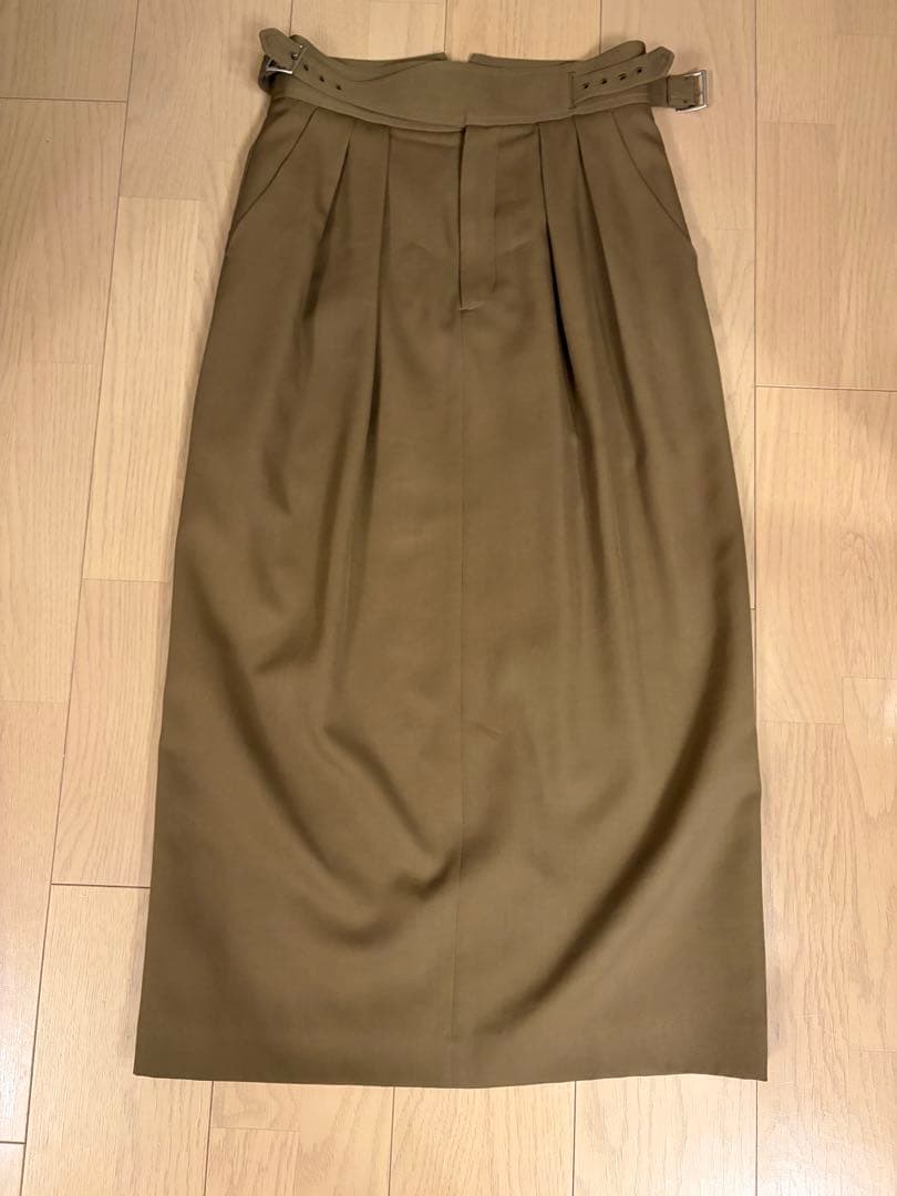 CABaN ウールギャバジン グルカスカート