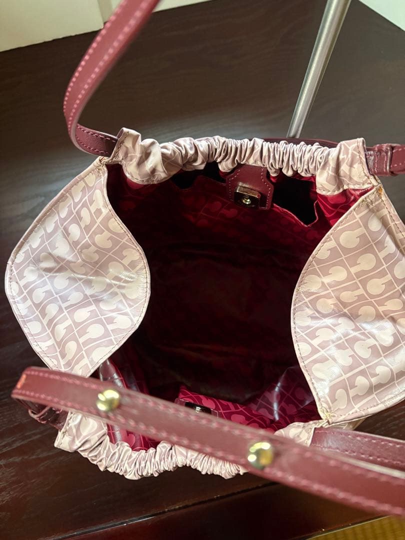 GHERARDINI ゲラルディーニ トートバッグ ピンク ＜バルーン型＞極美品