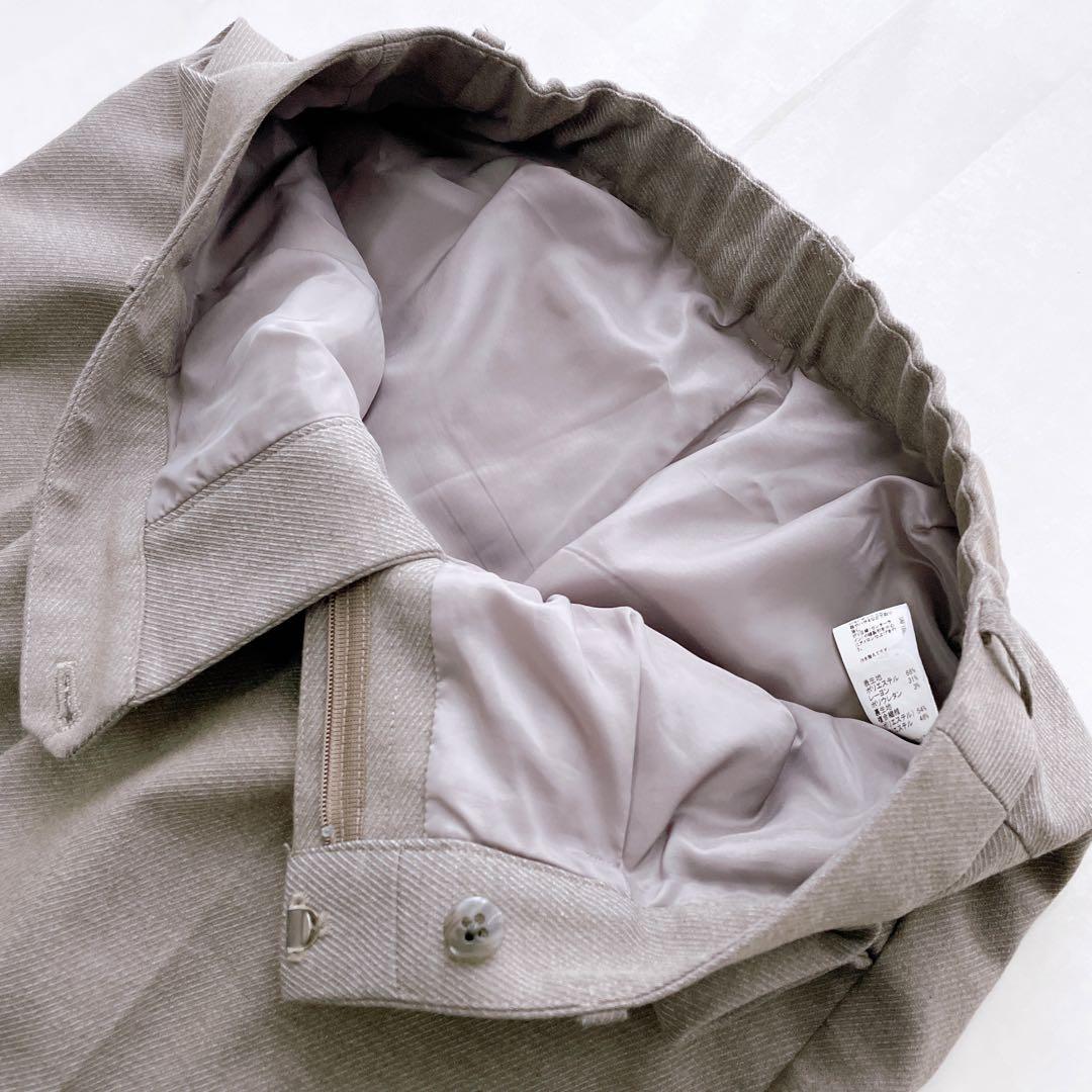 美品✨グリーンレーベル ボタニーサージ ノーラペルジャケット パンツセット 42