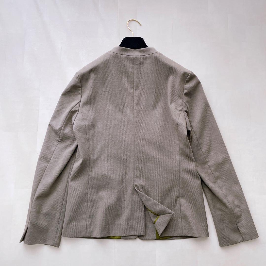 美品✨グリーンレーベル ボタニーサージ ノーラペルジャケット パンツセット 42