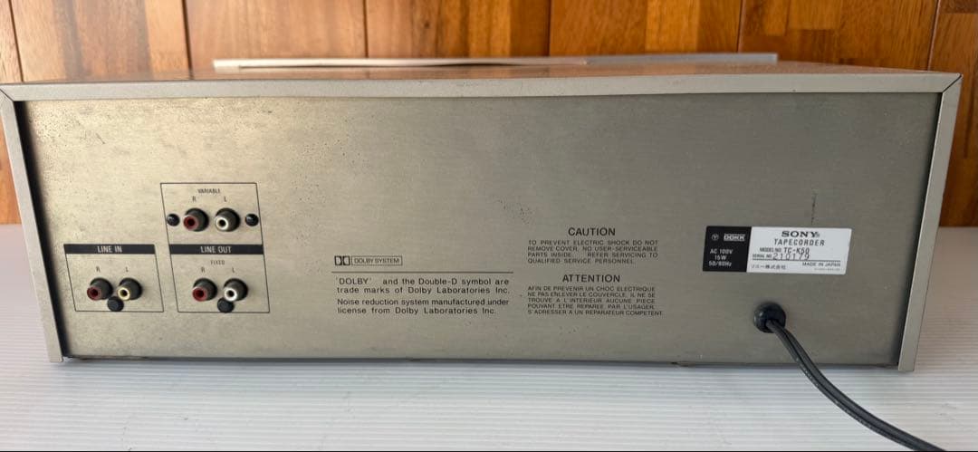 SONY TC-K50 カセットデッキ(a65)
