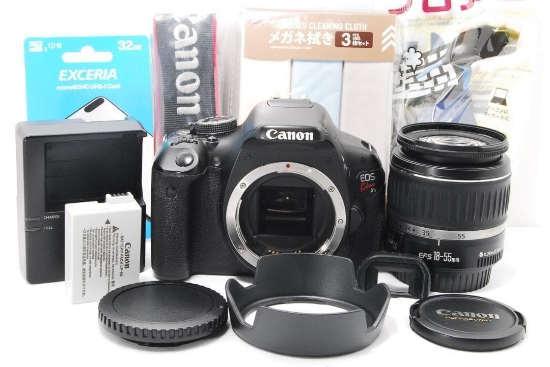 Canon kiss x5 画面反転で自撮り撮影可能！届いてすぐ使える♪