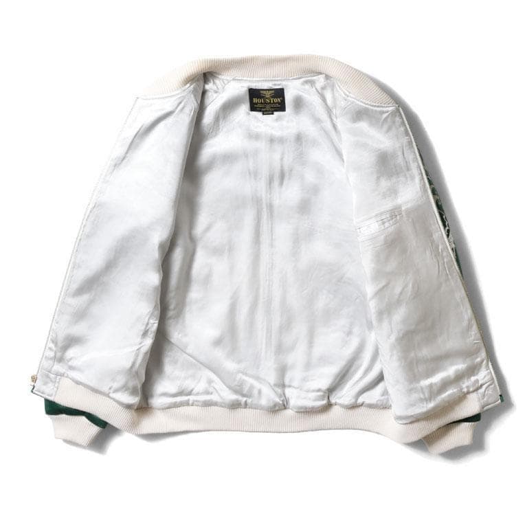 新品＊HOUSTON 別珍 スーベニアジャケット トナカイ柄 ブラック XL