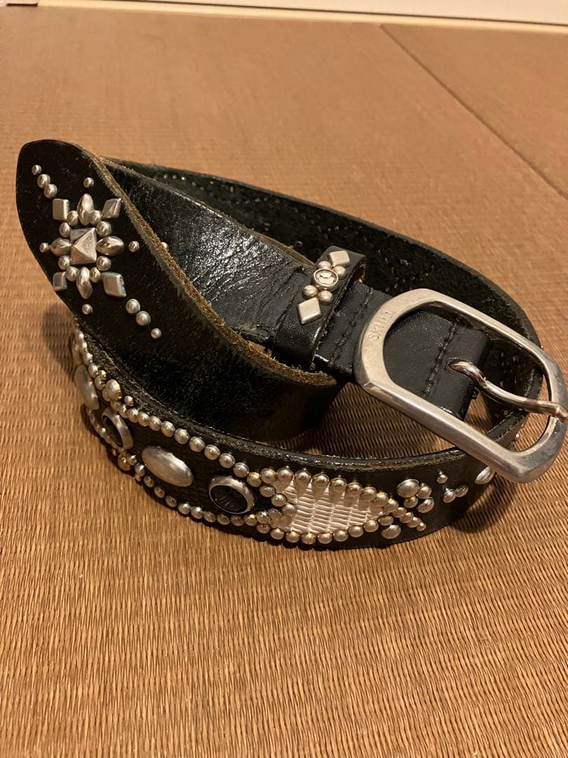 SKULL スタッズベルト