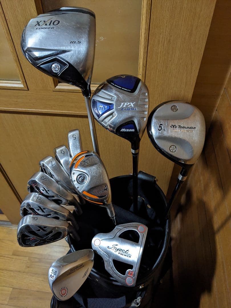 メンズゴルフクラブセット　送料込み 12本 フレックス R.SR.S.