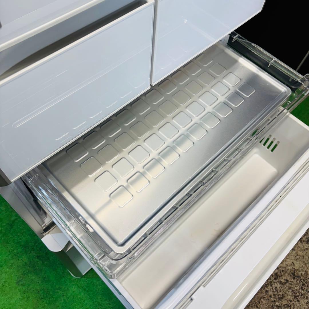 日立 430L 冷蔵庫 大容量 おしゃれガラス面 ファミリー【地域限定配送無料】