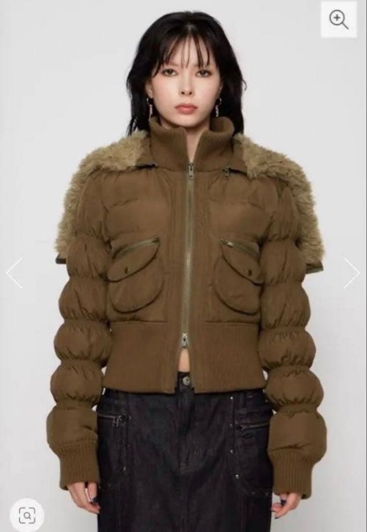 【LAGUA GEM】HOODIE ZIP STITCH ブルゾン