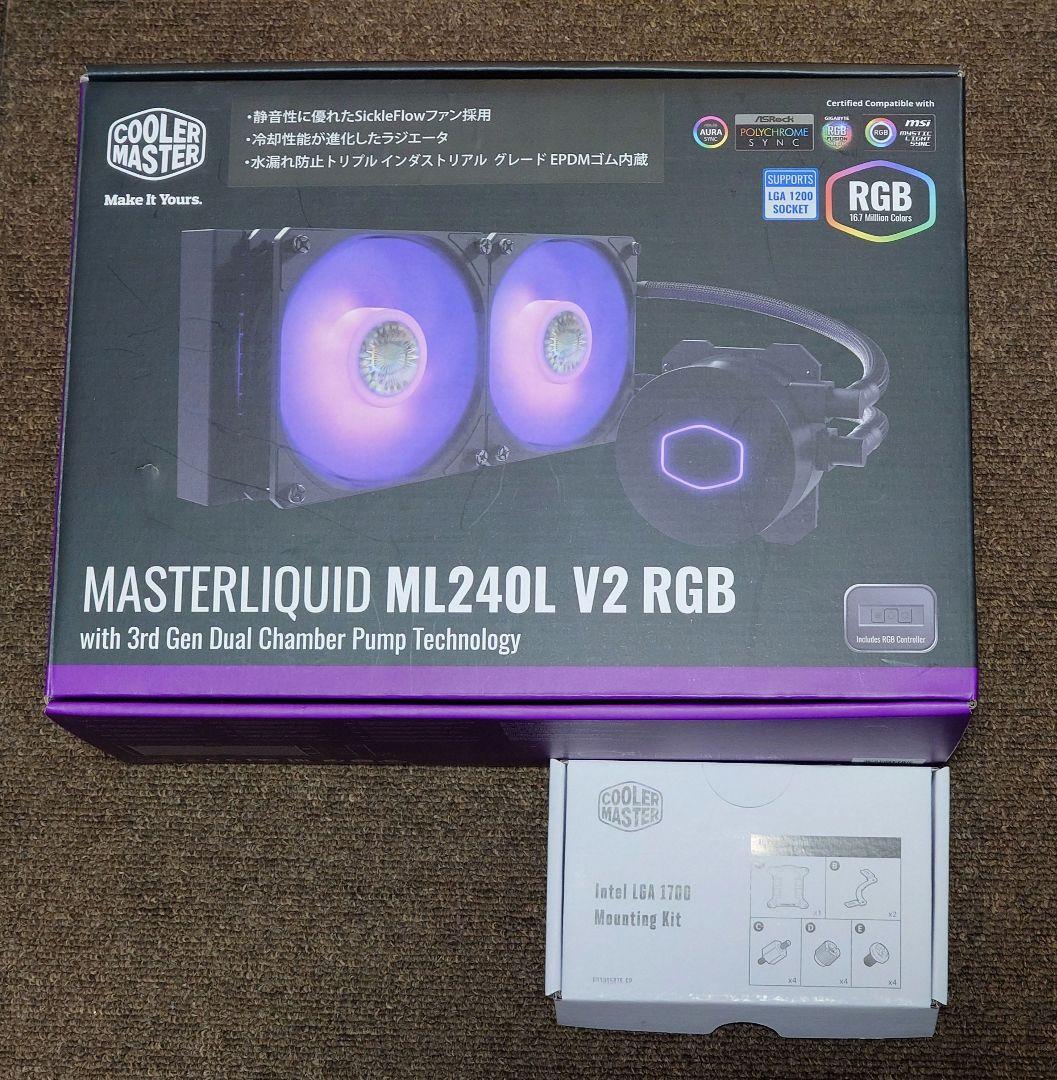 PC用ファン・クーラー COOLER MASTER MasterLiquid ML240L V2 RGB