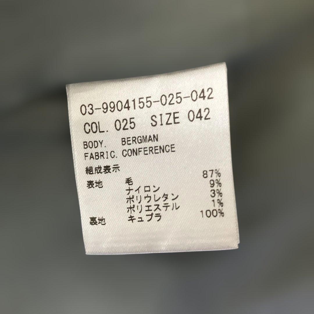 theory luxe CONFERENCE グレーストライプパンツスーツ