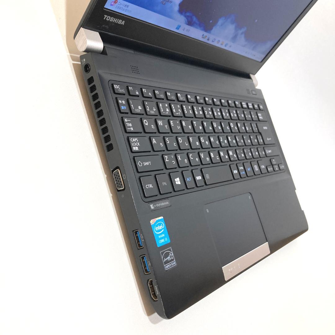 訳あり✨快適i3・軽量・オフィス付き✨黒✨すぐ使えるノートパソコン◇D445-3