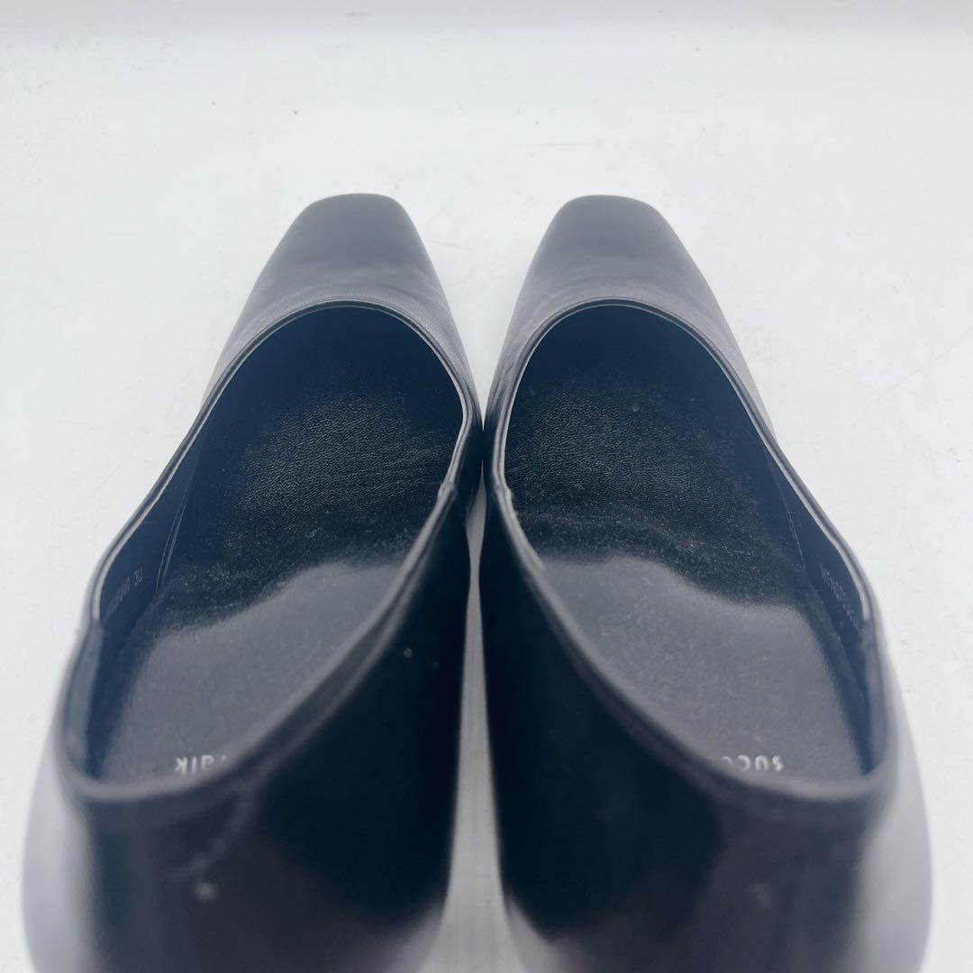 未使用級✨ワコールサクセスウォーク スクエアトゥ レザー パンプス コンフォート