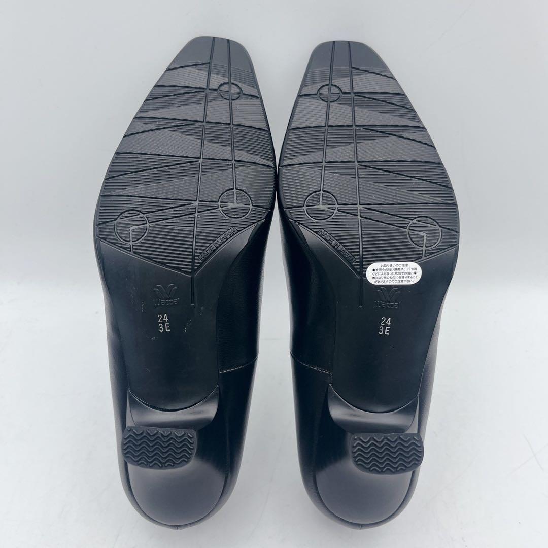 未使用級✨ワコールサクセスウォーク スクエアトゥ レザー パンプス コンフォート