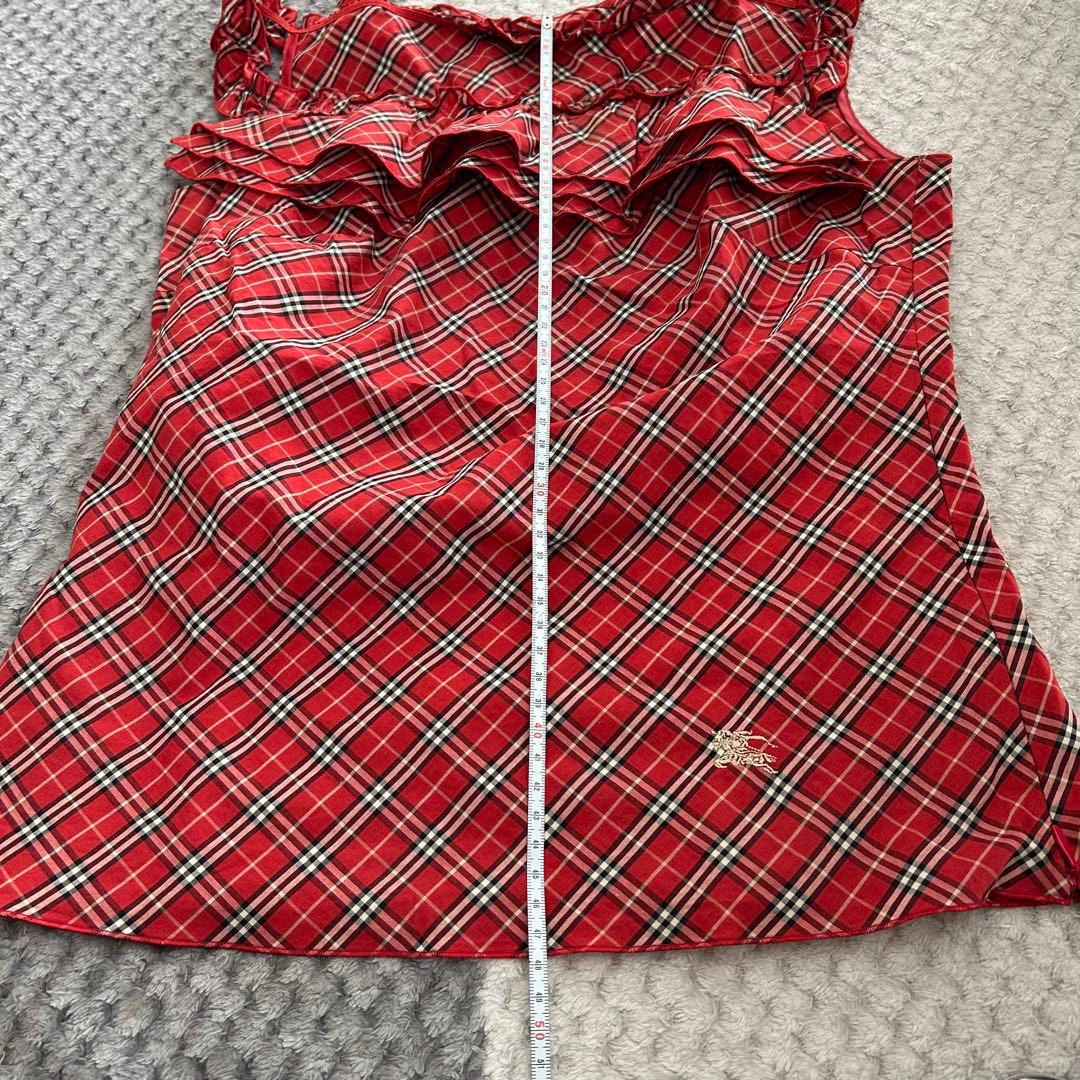 Burberry ブルーレーベル キャミトップス38サイズ ノバチェック 美品