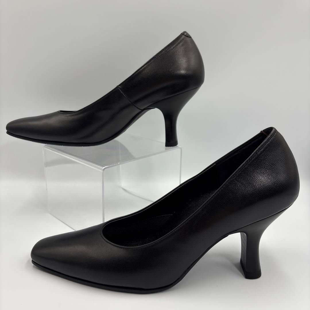 未使用✨ワコール　サクセスウォーク　ブラック　スクエアトゥ　パンプス　通勤　就活