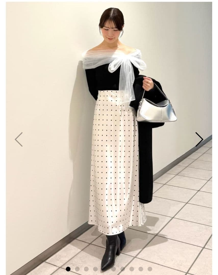 【2025AW今季新作】3wayリボンオフショルニットプルオーバー